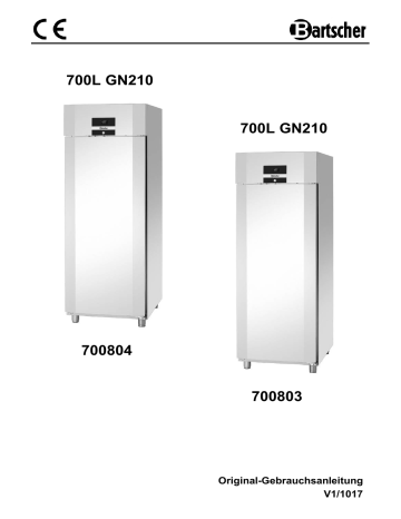 Bartscher 700804 Refrigerator 700L GN210 Mode d'emploi | Fixfr
