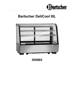 Bartscher 305065 Cooling top unit Bartscher DeliCool IIIL Mode d'emploi