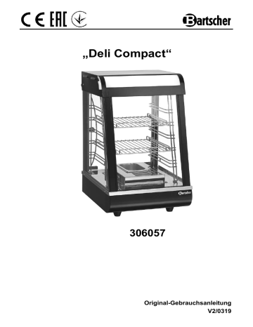 Bartscher 306057 Bartscher DeliCompact hot display unit Mode d'emploi | Fixfr