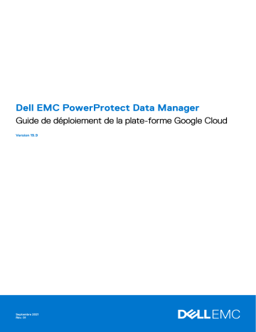 Dell PowerProtect Data Manager Manuel du propriétaire | Fixfr