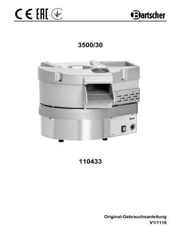 Bartscher 110433 Cutlery polishing machine 3500/30 Mode d'emploi | Fixfr