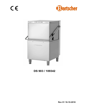 Bartscher 109342 Pass-through dishwasher DS 903 Mode d'emploi | Fixfr