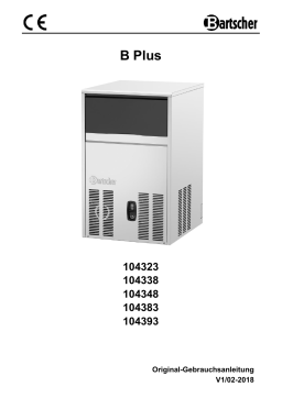 Bartscher 104383 Ice-cube maker B 70 Plus Mode d'emploi