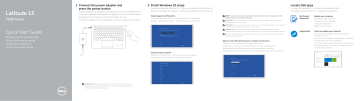 Dell Latitude 7370 laptop Guide de démarrage rapide | Fixfr