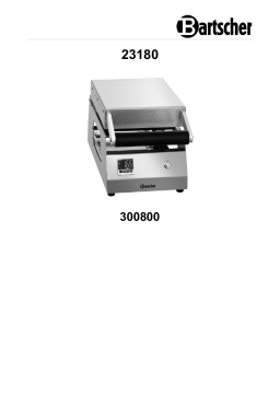 Bartscher 300800 Sealing machine 23180 Mode d'emploi