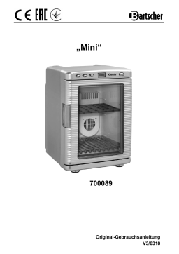 Bartscher 700089 Refrigerator "Mini" Mode d'emploi