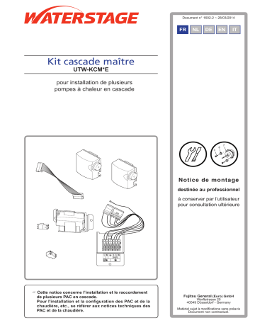Fujitsu UTW-KCMXE Installation manuel | Fixfr