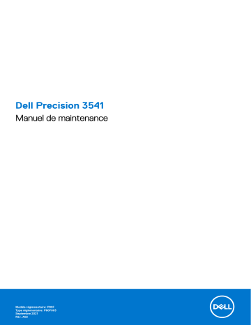 Dell Precision 3541 Manuel du propriétaire | Fixfr