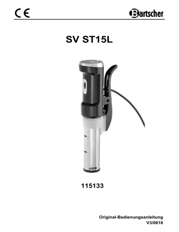 Bartscher 115133 Sous-Vide stick SV ST15L Mode d'emploi | Fixfr