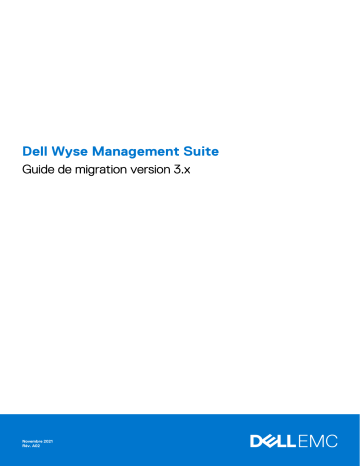 Dell Wyse Management Suite software Manuel du propriétaire | Fixfr