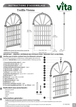 Vita Vienna Trellis Mode d'emploi