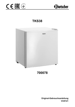 Bartscher 700078 Deep freezer TKS38 Mode d'emploi
