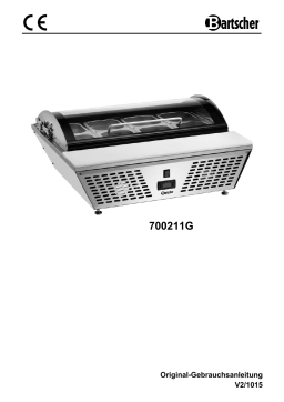 Bartscher 700211G Refrigerated display 67L Mode d'emploi