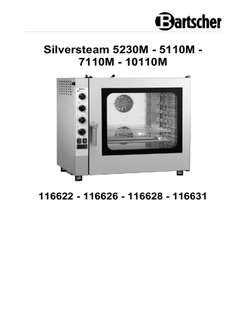 Bartscher 116628 Combi steamer Silversteam 7110M Mode d'emploi | Fixfr