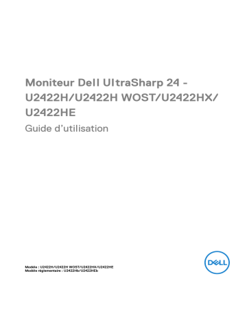 Dell U2422HE electronics accessory Manuel utilisateur | Fixfr