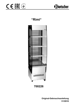 Bartscher 700226 Refrigerated wall shelf "Rimi" Mode d'emploi