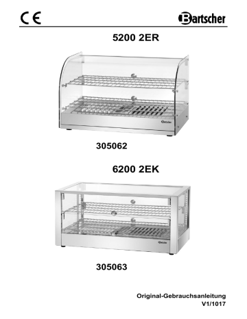 Bartscher 305063 Hot display 6200 2EK Mode d'emploi | Fixfr