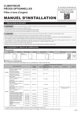 Fujitsu UTD-HFNA Installation manuel