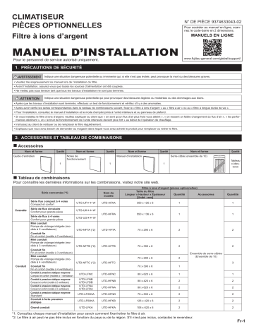 UTD-HFND | UTD-HFTB | UTD-HFNB | UTD-HFKB | UTD-HFKA | UTD-HFNC | UTD-HFAA | UTD-HFRA | UTD-HFTC | UTD-HFTA | Fujitsu UTD-HFNA Installation manuel | Fixfr