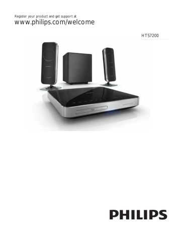 Philips Audio Philips HTS 7200 Système Home Cinema Blu-Ray HDMI spécification | Fixfr