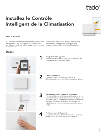 TADO : Accessoire Manuel utilisateur | Fixfr