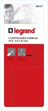 Legrand 092901 Cartouches Fusibles spécification