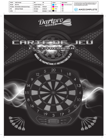 DartPro Jeu de fléchettes électronique Manuel utilisateur | Fixfr