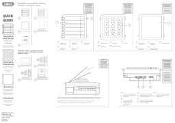 Abus 4043158172317 Leermodul-Blende für Türsprechanlage Guide de démarrage rapide