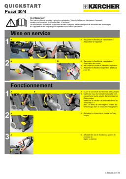 Kärcher Puzzi 30/4 Appareil d'injection-extraction Mode d'emploi