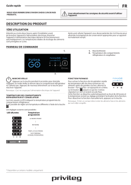 Privileg PCITN 18S1 Fridge/freezer combination Manuel utilisateur