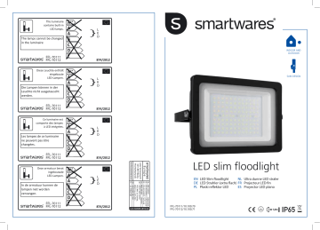 Smartwares FFL-70111 High power LED floodlight Manuel du propriétaire | Fixfr