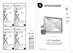 Smartwares FL1-DOB50 LED floodlight 50 W Manuel du propriétaire