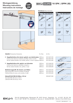 Hafele 405.82.291 Sliding Door Hardware  Mode d'emploi