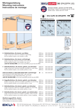 Hafele 405.02.410 Sliding Door Hardware  Mode d'emploi