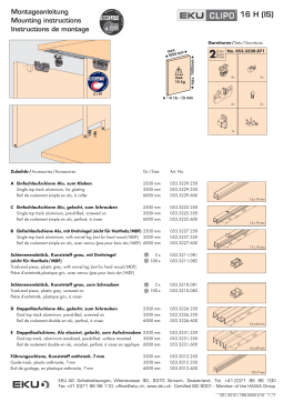 Hafele 405.82.118 Sliding Door Hardware  Mode d'emploi