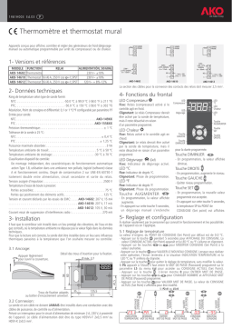 AKO Surface thermometer and thermostat AKO-14602/610/612 Mode d'emploi