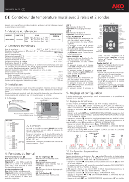 AKO Surface temperature controller Mode d'emploi