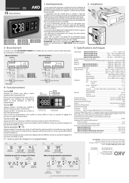 AKO Temp. control up to 1000ºC, multisensor Guide d'installation