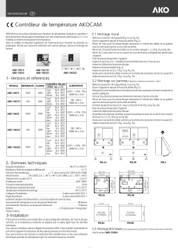 AKO Temperature controller AKOCAM Mode d'emploi