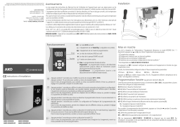 AKO Surface thermostat AKO-D14810 / D14810-R / D14820 / D14820-R Manuel utilisateur
