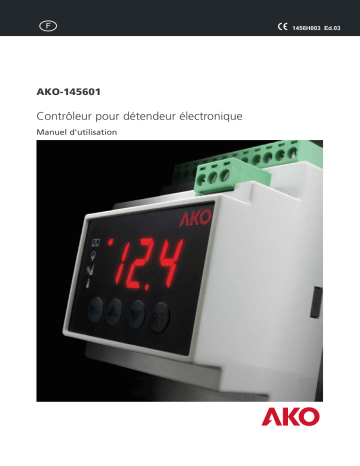 AKO Electronic expansion valve controller Manuel utilisateur | Fixfr