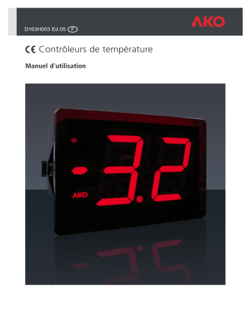 AKO BIGDarwin Thermometers, thermostats and electronic controllers Manuel utilisateur | Fixfr