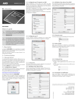 AKO AKO-80080 Ethernet - RS-485 Converter Mode d'emploi