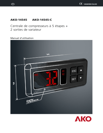 AKO 5 stage compressors control Manuel utilisateur | Fixfr