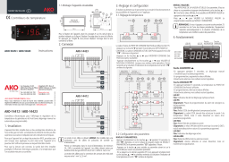 AKO Temperature controllers AKO-14423/14412 Mode d'emploi
