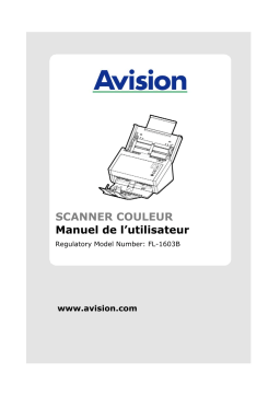 Avision AD240U Document Scanner Manuel utilisateur