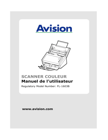 Avision AD240U Document Scanner Manuel utilisateur | Fixfr