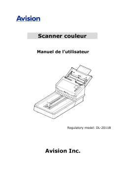 Avision AD345GF Document Scanner Manuel utilisateur