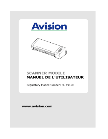 Avision AD225WN Document Scanner Manuel utilisateur | Fixfr