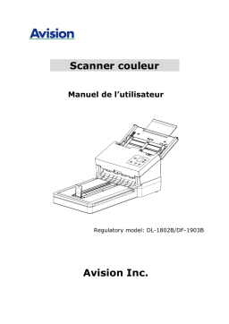 Avision AD345FWN Document Scanner Manuel utilisateur
